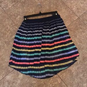 Tommy Hilfiger pleated striped skirt